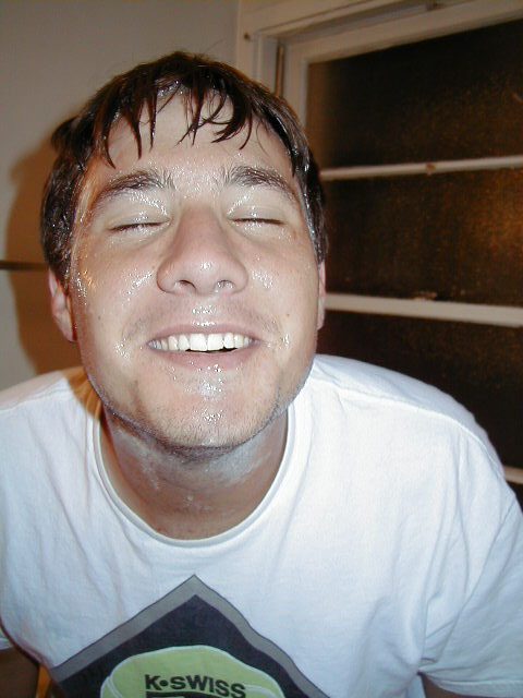 Tyler, making an ad for Clearasil #3.